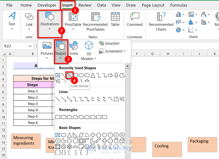 How to Align Text Boxes in Excel 3 Suitable Examples