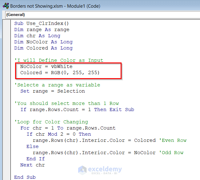 Border Not Showing in Excel 6 Solutions ExcelDemy