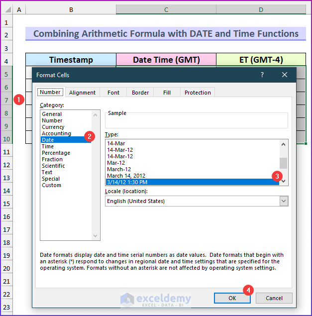 How to Convert 13 Digit Timestamp to Date Time in Excel (3 Methods)