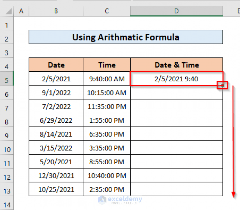 How to Add Time to Date in Excel (4 Useful Methods) - ExcelDemy