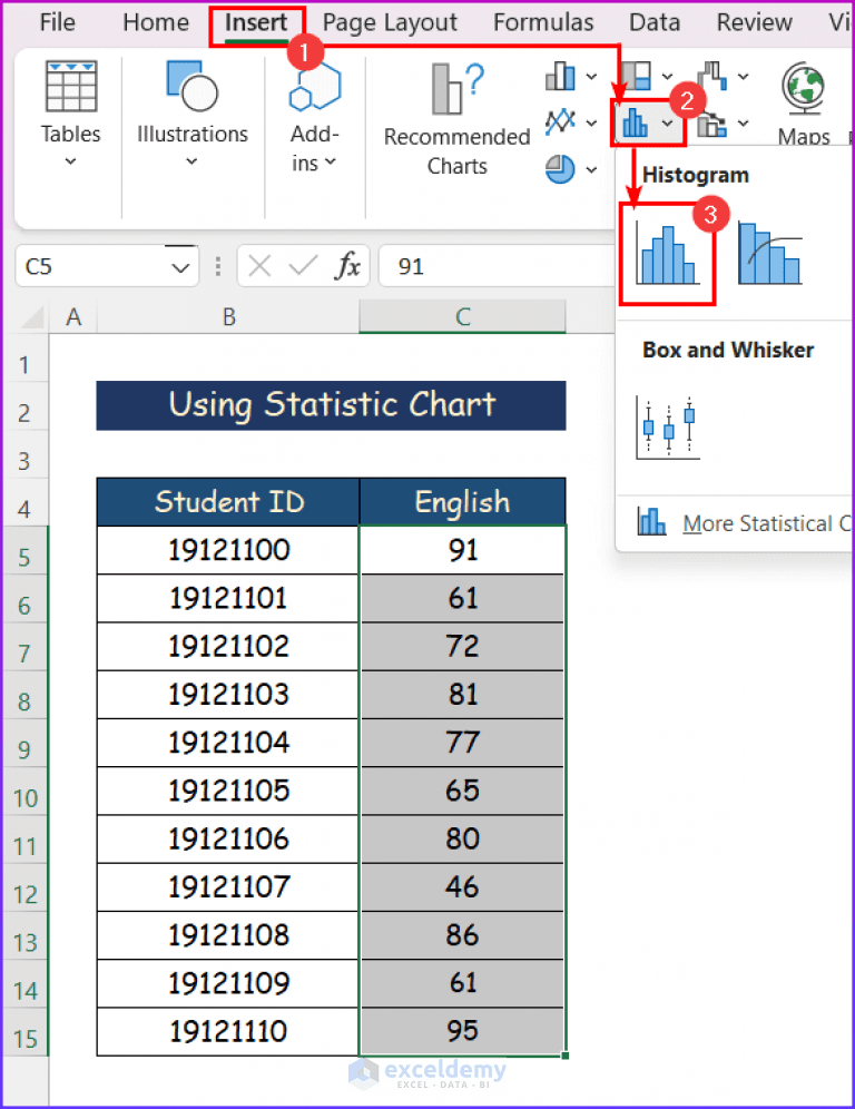 How to plot histogram in excel mevakc