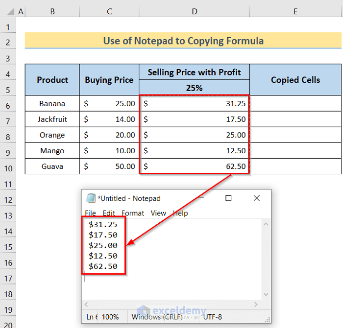 How to Copy a Formula in Excel Without Changing Cell References