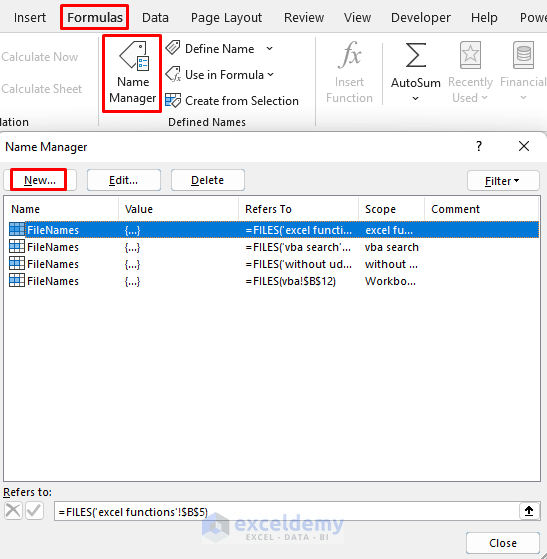 How to Copy PDF File Names into Excel (9 Efficient Methods)