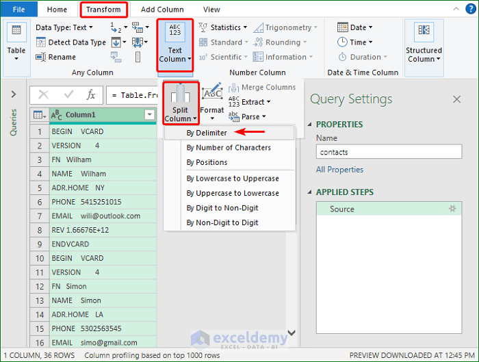 How to Open VCF File in Excel (2 Simple Methods) ExcelDemy