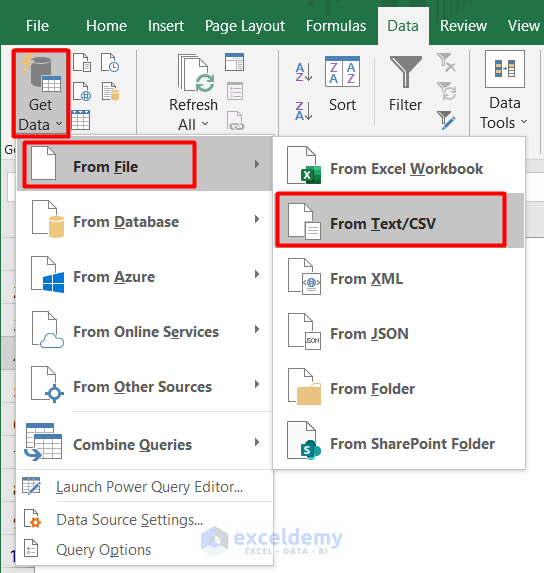 How to View a CSV File in Excel 3 Methods ExcelDemy
