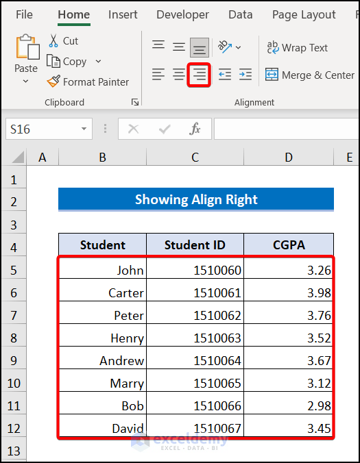 All Types of Alignment in Excel (Explained in Detail) ExcelDemy