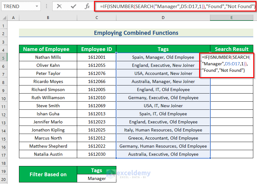 How to Use Multiple Tags in One Cell in Excel 4 Methods