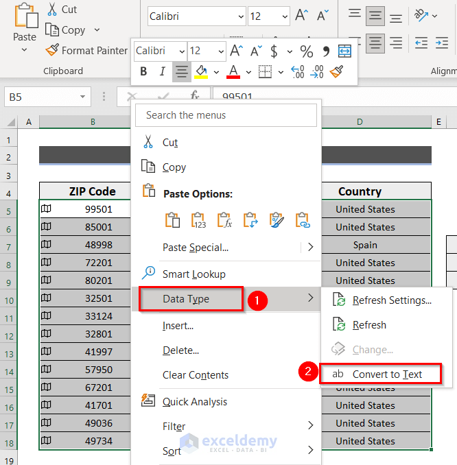 How to Lookup ZIP Code in Excel (4 Suitable Methods)