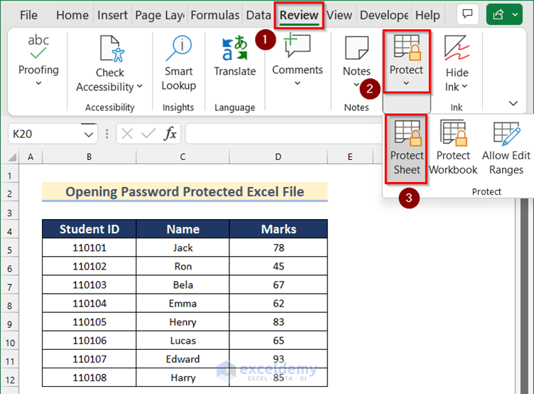 How to Open Password Protected Excel File in Google Sheets
