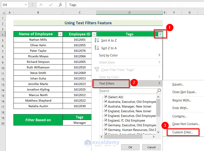 How to Use Multiple Tags in One Cell in Excel 4 Methods