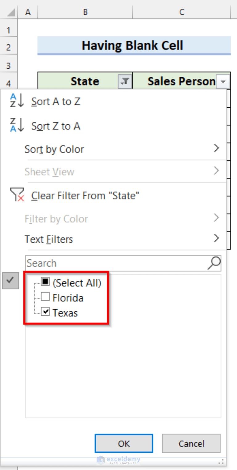 [Fixed!] Excel Filter Not Working After Certain Row ExcelDemy