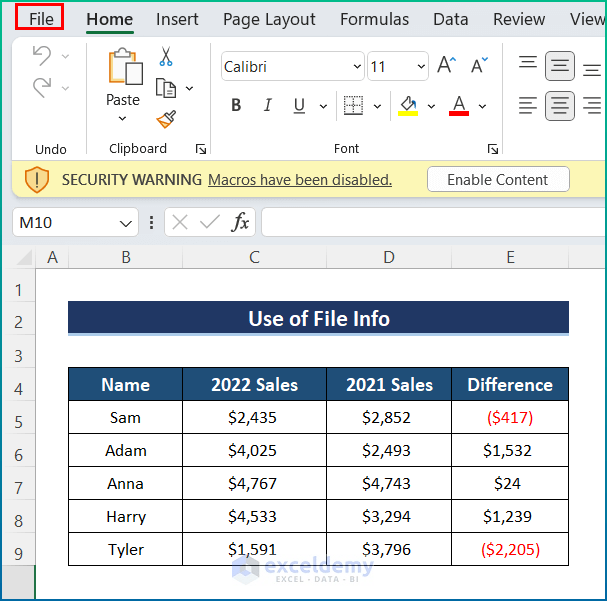 How to Fix If Macros Security Warning Has Been Disabled (4 Solutions)