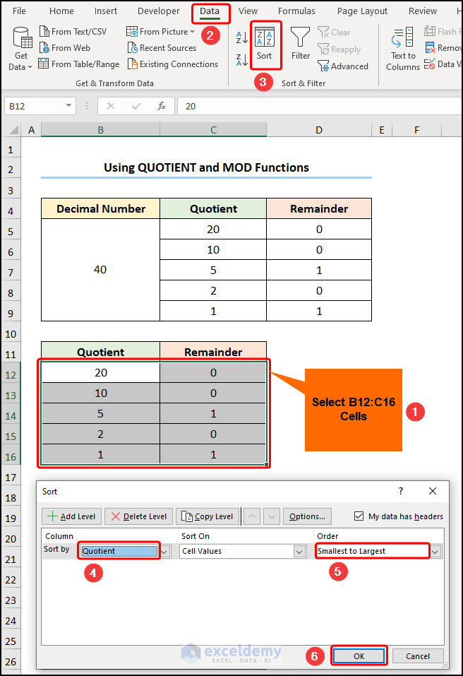 How to Convert Decimals to Binary in Excel 3 Methods