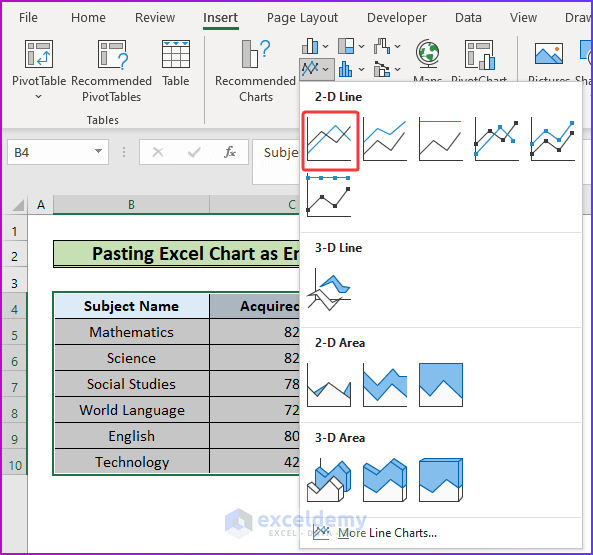 How to Copy a Chart from Excel to PowerPoint Without a Link - 2 Methods