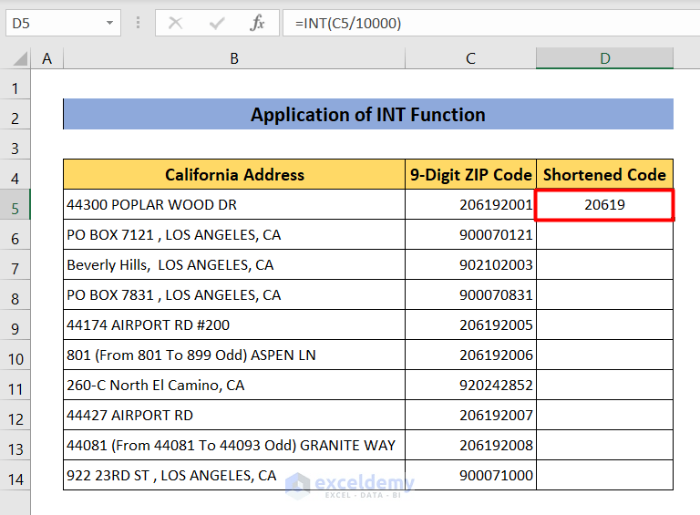 How to Remove the Last 4 Digits of a Zip Code in Excel 10 Methods