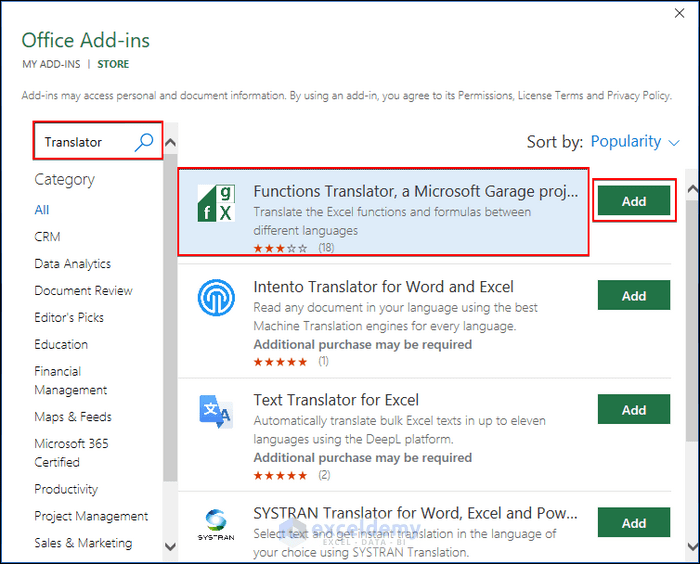 How to Use Google Translate Formula in Excel (with Easy Steps)