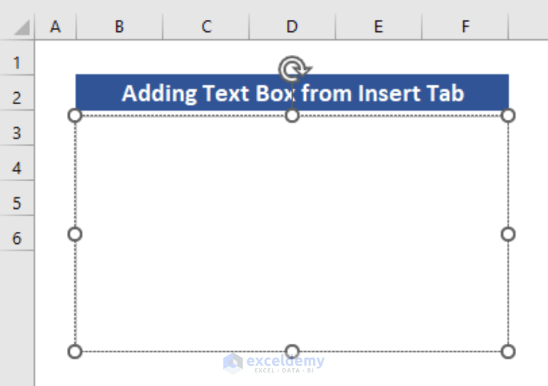 How to Insert Text Box in Excel (5 Easy Methods) ExcelDemy