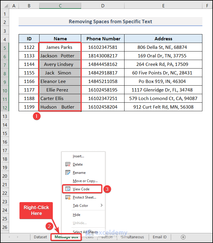 How to Use the VBA Trim Function in Excel 5 Examples