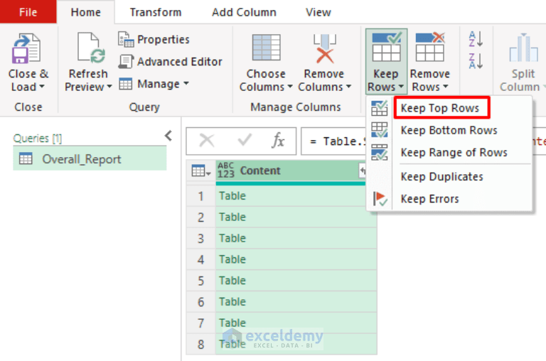 How to Create Summary Table from Multiple Worksheets in Excel
