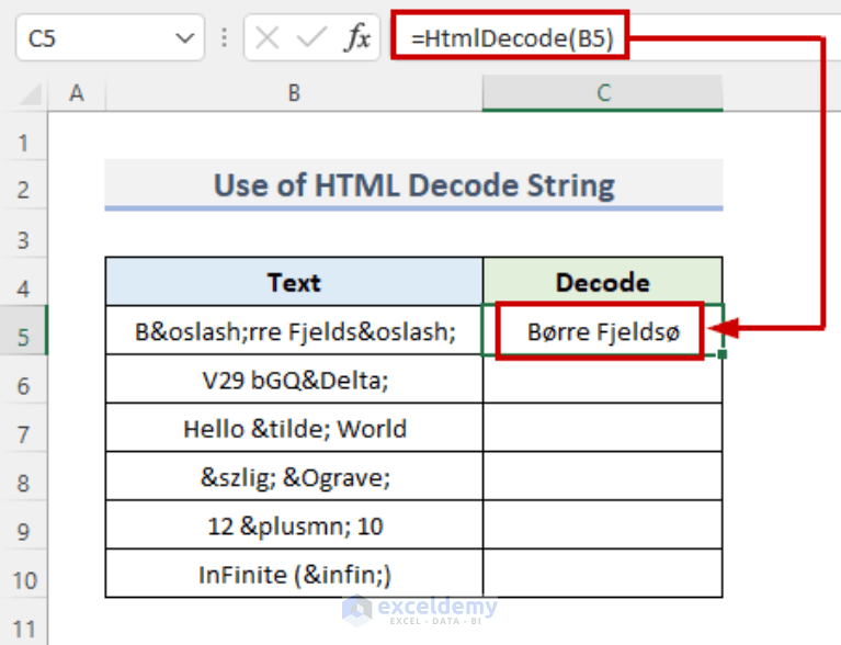 How to Decode Base64 in Excel (2 Suitable Examples)