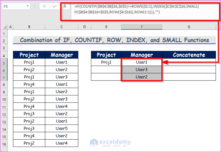 How to Concatenate with VLOOKUP in Excel (4 Easy ways)