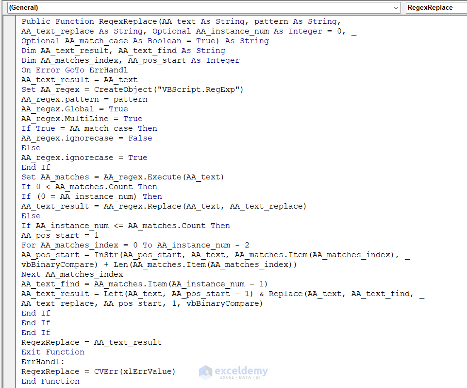 How to Find & Replace Text Using Regex in Excel ExcelDemy