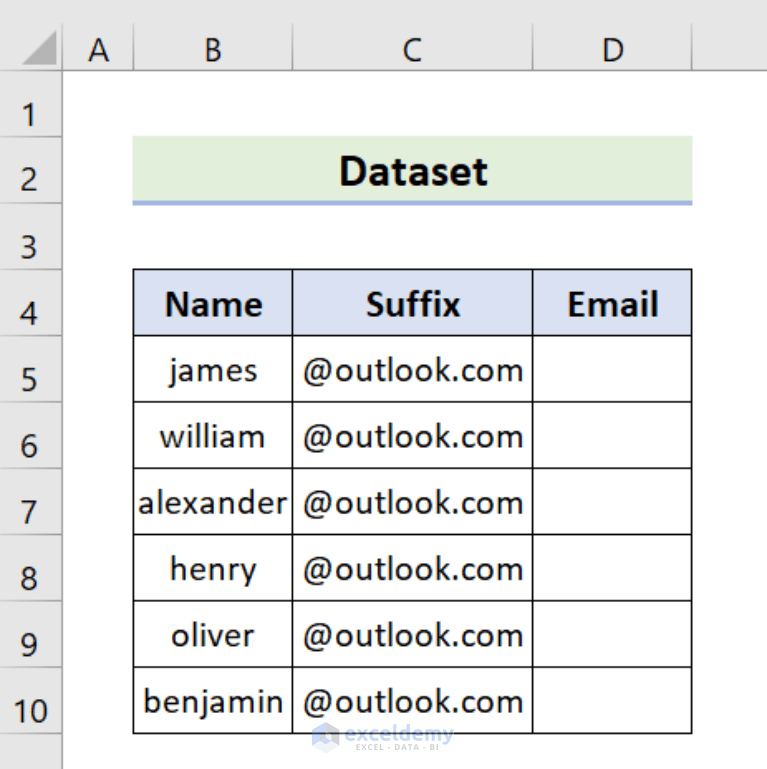 How to Add Suffix in Excel (4 Easy Ways) ExcelDemy
