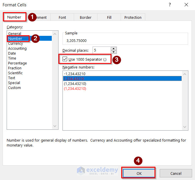 How to Change the Comma Separator in Excel (7 Easy Methods)