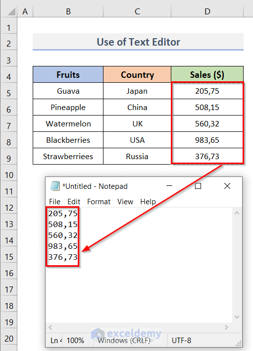 How to Change the Comma Separator in Excel (7 Easy Methods)