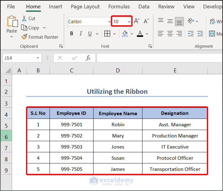 How to Change Font Size in Excel A Complete Guide ExcelDemy
