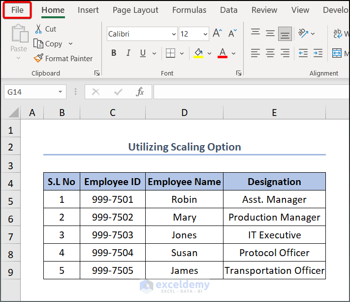How to Change Font Size in Excel (4 Easy Ways) ExcelDemy