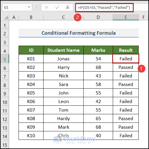 How to Create a Conditional Formula in Excel (5 Easy Ways)