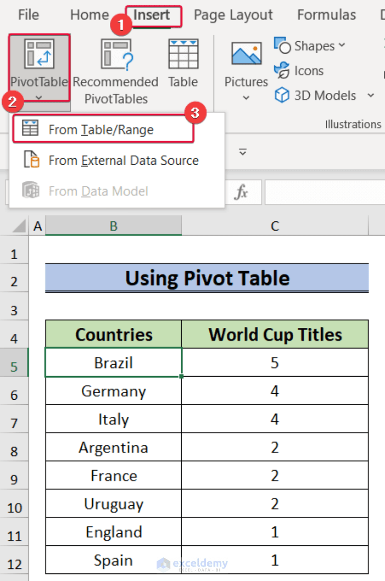 How to Create a Table with Subcategories in Excel ExcelDemy