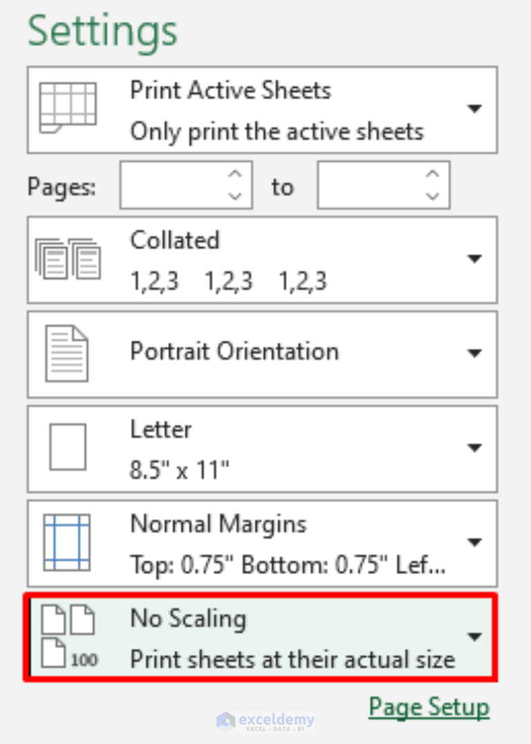 How to Increase Font Size for Printing in Excel (2 Suitable Ways)
