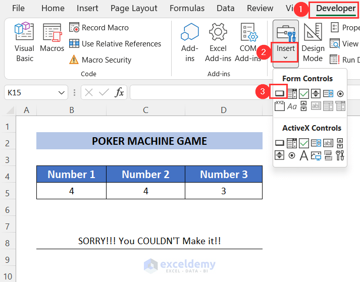 How to Make Games in Excel (with Easy Steps) ExcelDemy