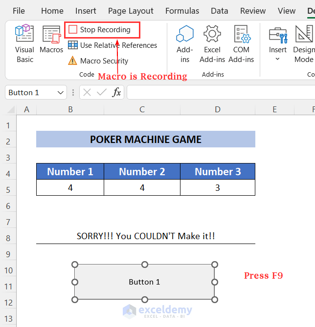 How to Make Games in Excel (with Easy Steps) ExcelDemy