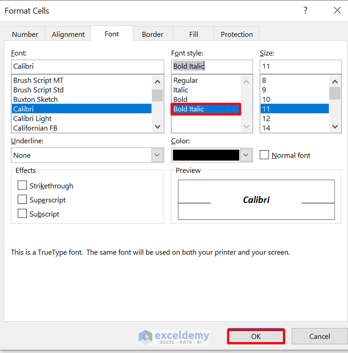 How to Change Font Style in Excel (5 Easy Ways) ExcelDemy