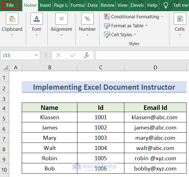 How to Remove Excel Metadata (3 Easy Ways) ExcelDemy