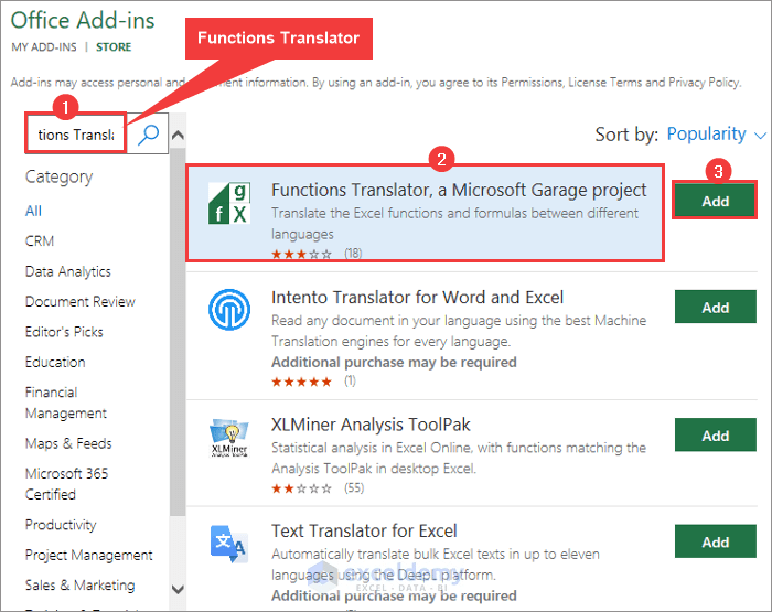 How to Translate Language in Excel Formula (with Easy Steps)