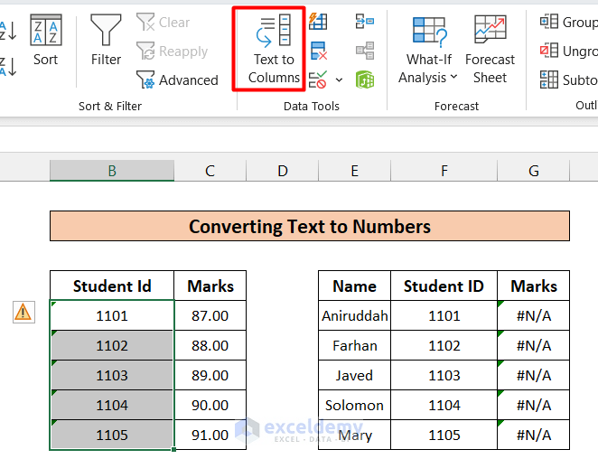 Excel VLOOKUP is Not Working with Numbers 2 Solutions ExcelDemy