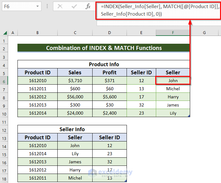 How to Join Tables in Excel (6 Suitable Methods) ExcelDemy