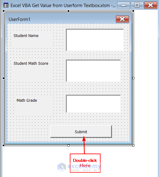 How to Use VBA to Get Value from Userform Textbox in Excel
