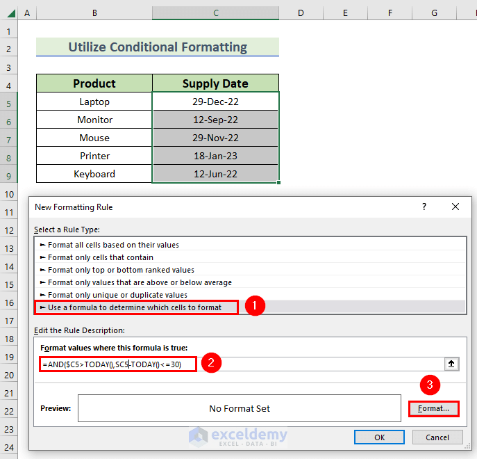 How to Create Notifications or Reminders in Excel (5 Methods)