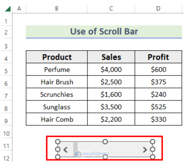 How to Create Chart Slider in Excel (2 Suitable Ways) ExcelDemy