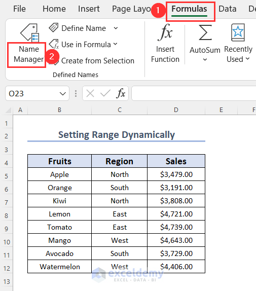 How to Use ListFillRange Property of ComboBox in Excel (5 Methods)