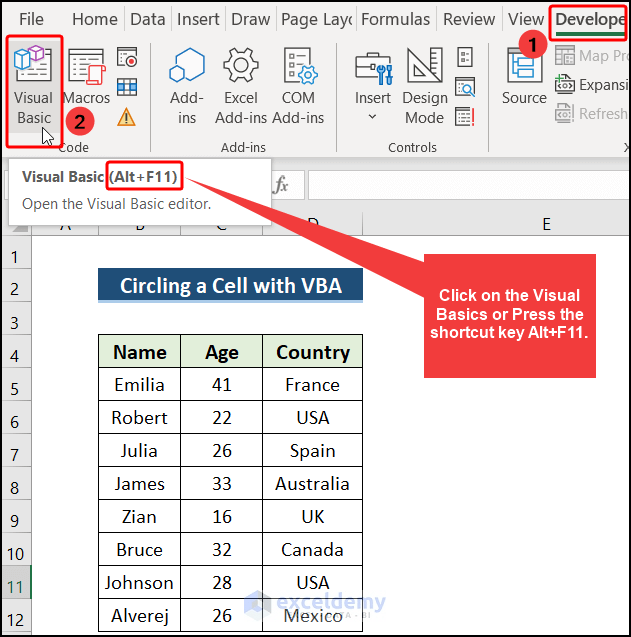 How to Circle Something in Excel (2 Suitable Ways) ExcelDemy