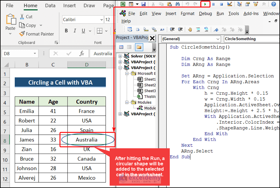 How to Circle Something in Excel (2 Suitable Ways) ExcelDemy