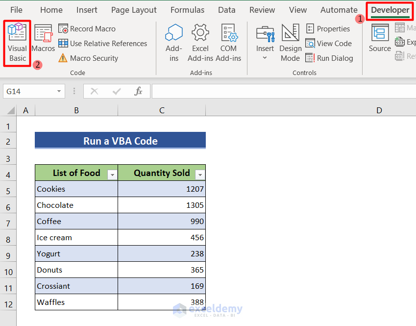 How to Select First Item from ComboBox Using VBA in Excel 5 Methods
