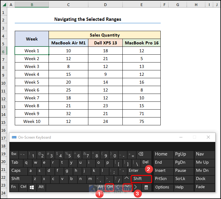 How to Use Navigation Keys in Excel (6 Examples with Shortcuts)