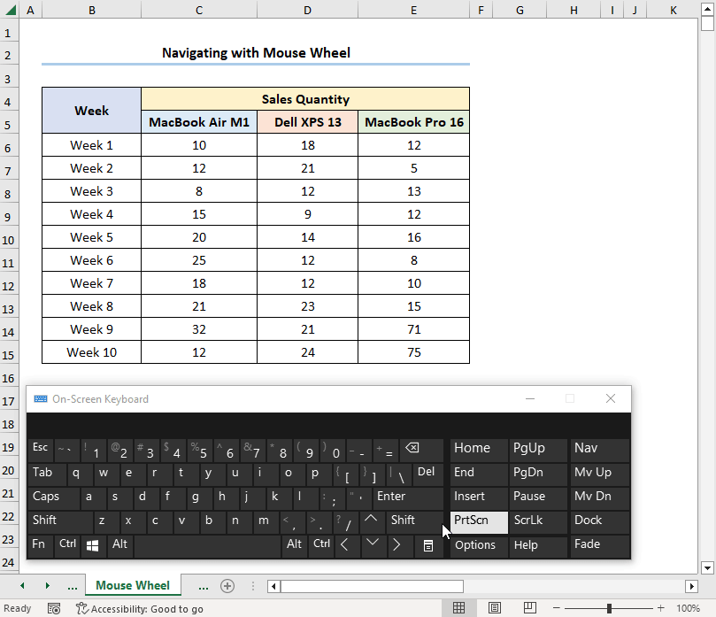 How to Use Navigation Keys in Excel (6 Examples with Shortcuts)